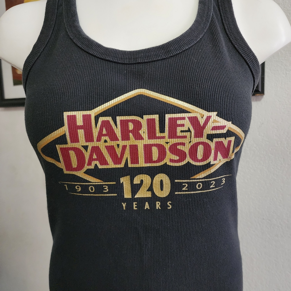 Harley-Davidson 120 Anniversary Black Tank Top - Picture 3 of 4